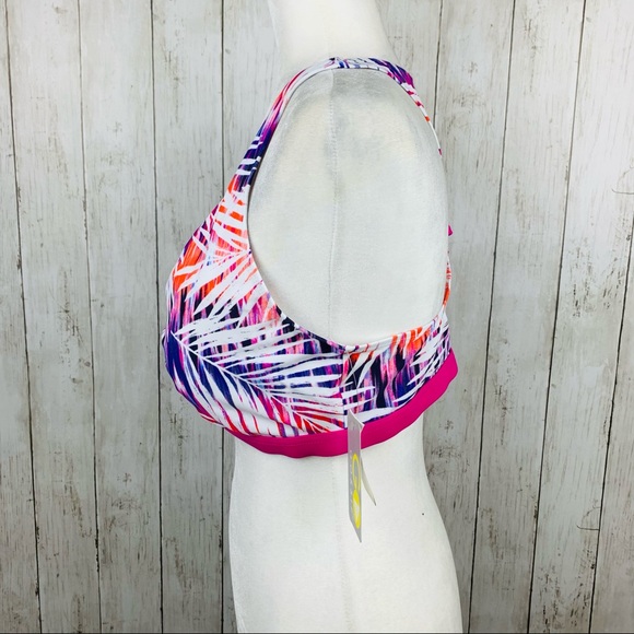 🔥GO BY GOSSIP🔥Swim Racerback Bikini Top Swimsuit XL NWT - Picture 4 of 6